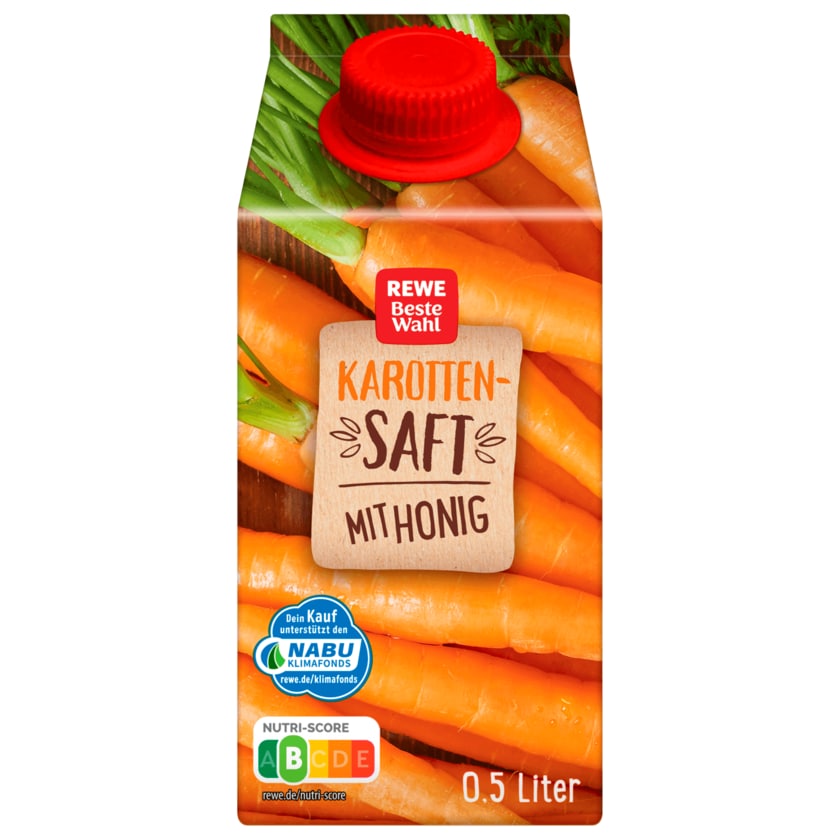 REWE Beste Wahl Karottensaft mit Honig 0,5l